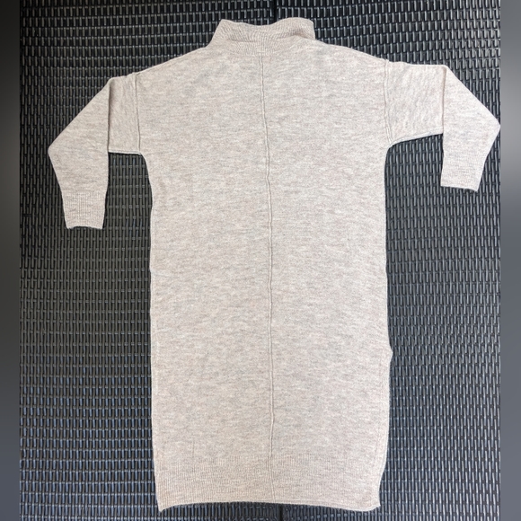 NWT Nordstrom Rack StitchDrop Shin Length Grey W/Subtle Pink Hues Sweater Dress - Picture 10 of 10